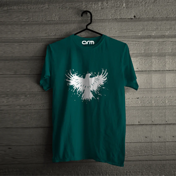 Eagle T-Shirt (Eagle-01HS) - Teal Green / Small